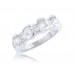 2.00 ct Ladies Round And Princess Cut Diamond Wedding Band Ring